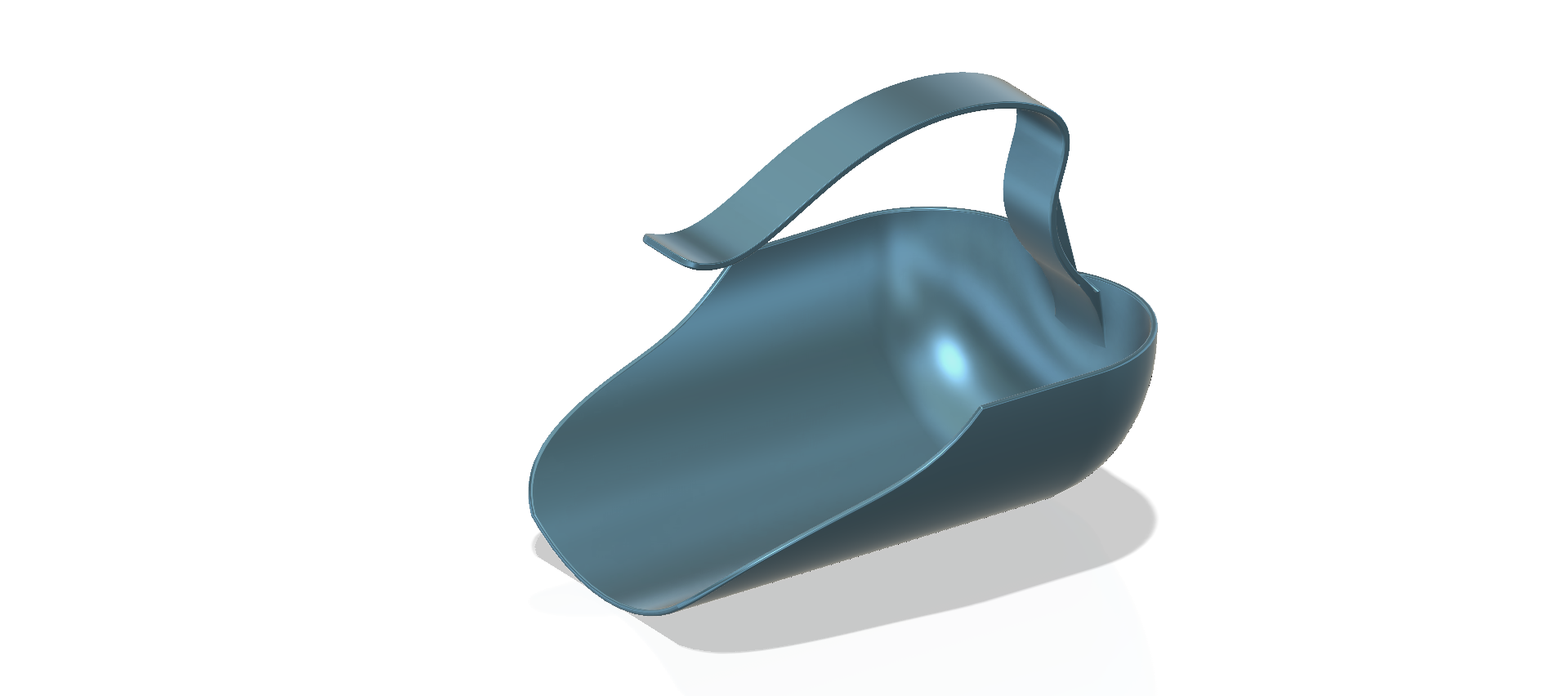 Download OBJ file scoop for small boats and yachts 3d print and cnc